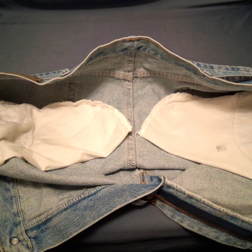 Wrangler Blue Jean Shorts Relaxed Fit - Picture 9 of 10